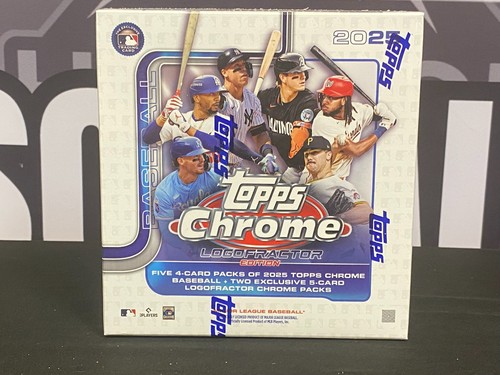 2025 TOPPS CHROME BASEBALL LOGOFRACTOR EDITION BOX