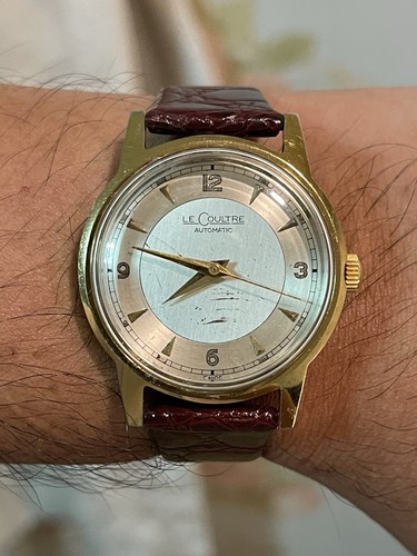 JAEGER LECOULTRE *CUSTOM CASE & CHANGED MOVEMENT AUTO *READ INFO