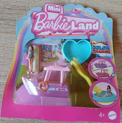 BARBIE Mini Barbie Land - Puppe, Pool, Schiff - Mattel 2024 - Neu in der OVP