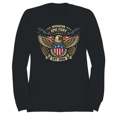 Operation Epic Fury Eagle Emblem 2026 Men's Sweatshirt