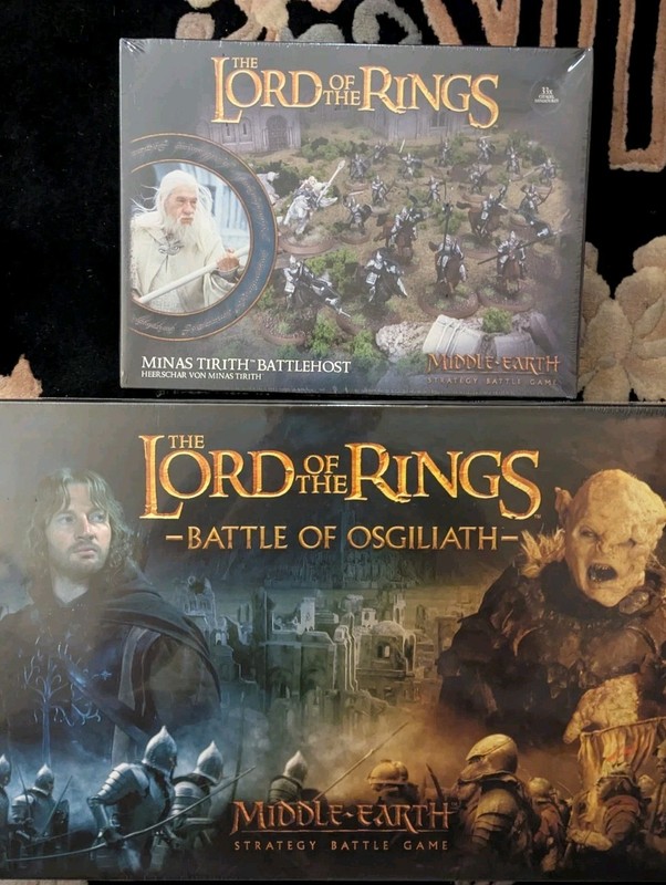 Lord of the Rings Battle of Osgiliath Board Game New Complete + Battle Host GW