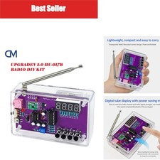 DIY FM Radio Soldering Kit 87-108MHz RDA5807S Digital Display Learning Project