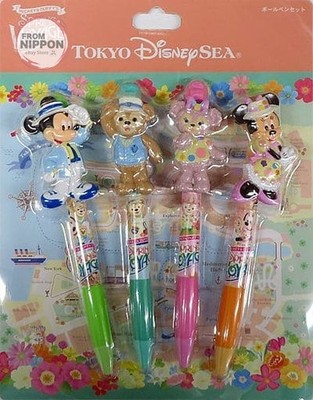 Collection Ballpoint Pen Set (Set of 4) ''Mickey and Duffy's Spring Voyage 201...