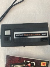 Kodak Tele Instamatic 608 110 Film Camera  Kodak Pocket Tote Case Vintage 1970s