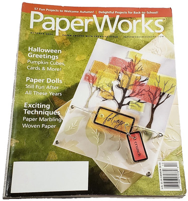 Paper Works Magazine October 2004 Paper Crafts Halloween Paper Dolls