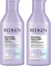 Redken Blonde Brightening Shampoo & Conditioner Duo – Cool Brassy Hair Shine