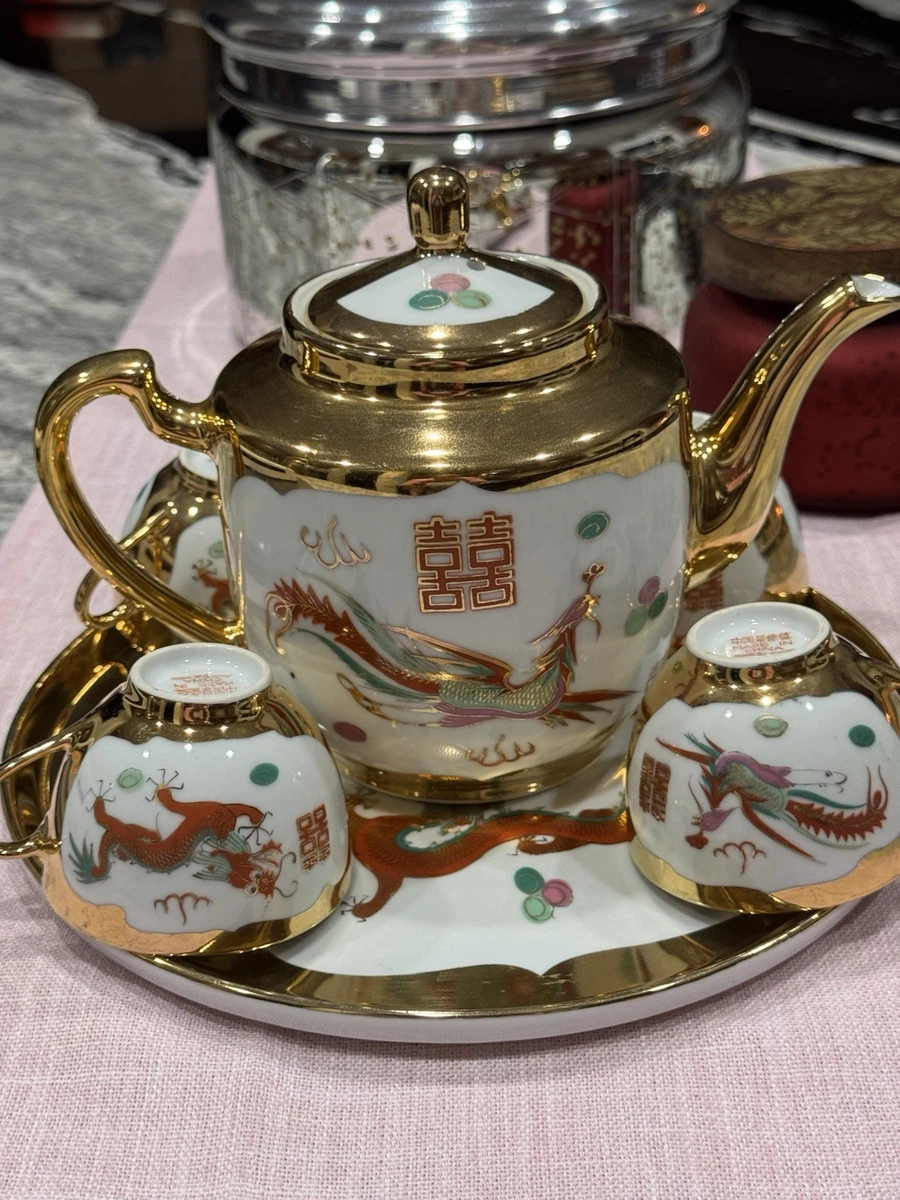 金色中国风茶壶| eBay