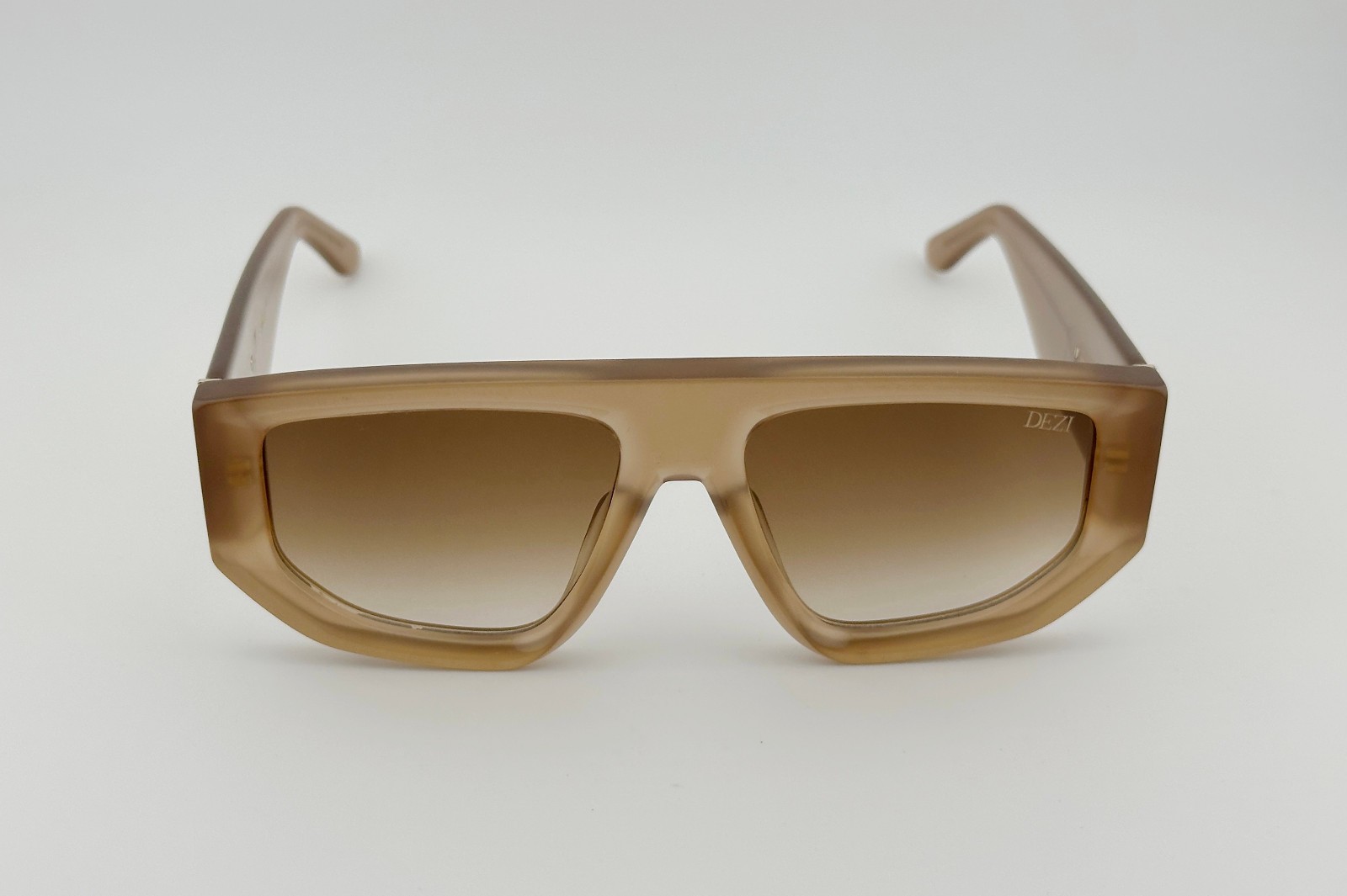 Dezi BackTrack Translucent Beige Oversized Sungla… - image 7