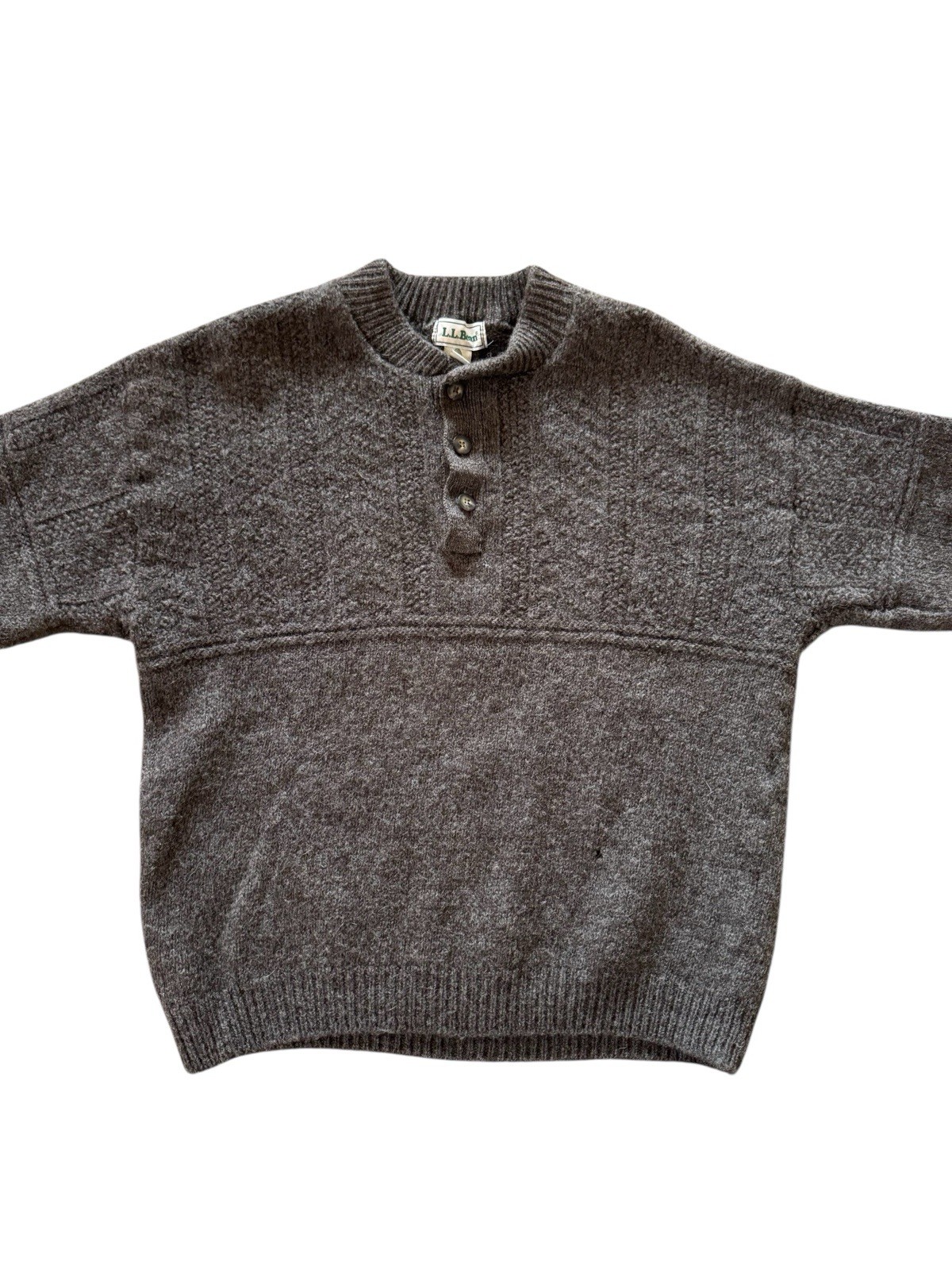 Vintage L.L. Bean Pure New Wool Sweater Made in Scotland Men's Size XL