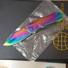 Snake Eye Tactical Multicolor Stainless Steel Drop Point Pocketknife Liner Lock — photo 6