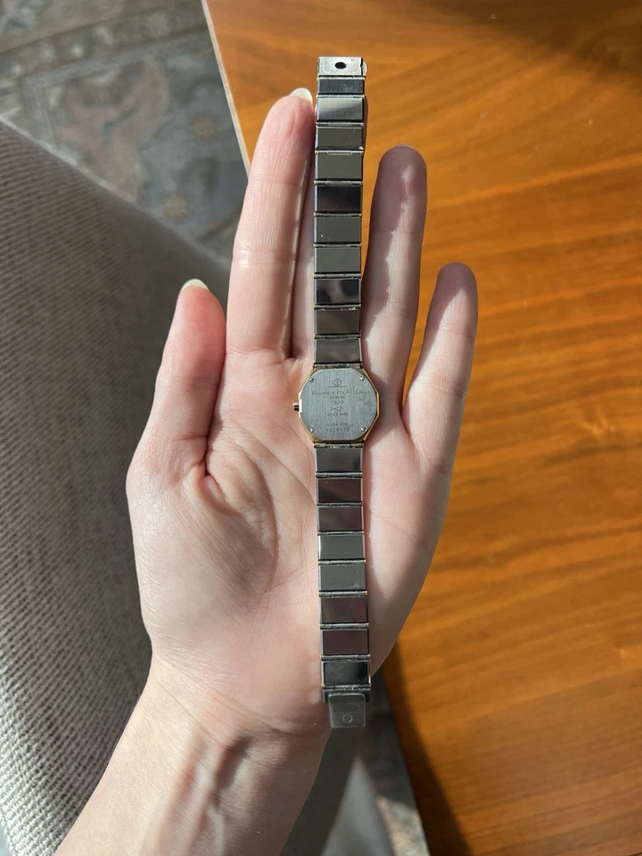 Vintage 18k Gold &Tungsten Baume & Mercier - Avant Garde Ladies Wristwatch - Image 2 of 4