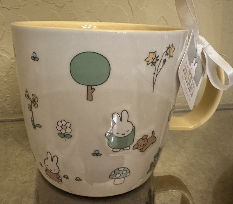 NWT Miffy Spring Floral Mug by Magenta
