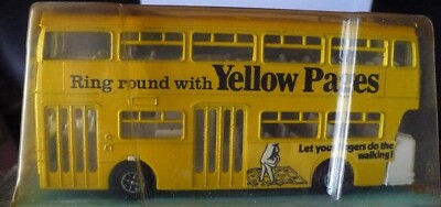 VINTAGE DINKY TOYS ATLANTEAN BUS #295 THE YELLOW PAGES MOC | eBay