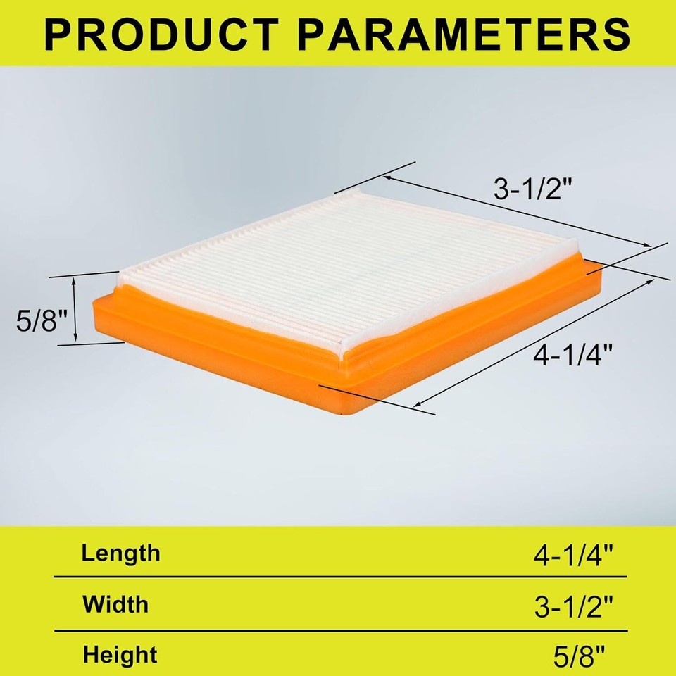 XT675 Air Filter for Kohler 149CC XT650 6.5 6.75 20371 20370 Lawn Mower
