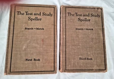 The Test and Study Speller {Starch ~ Mirick; 1921} Books 1 & 3 ONLY!