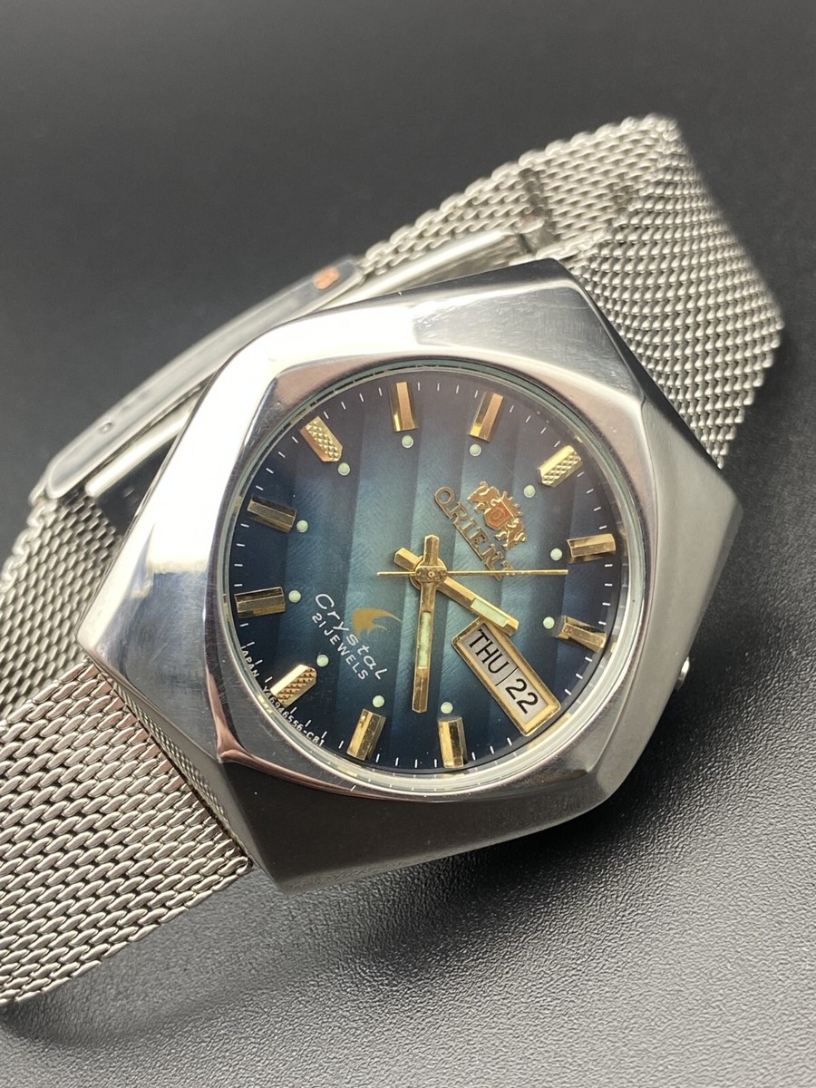 しばORIENT AUTOMATIC Rare ORIENT Automatic 21 jewels Japan Men Wrist Watch