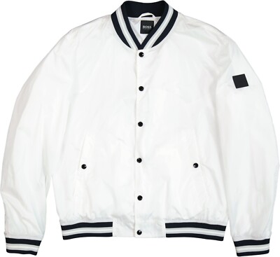 NEU! Herren Bomberjacke Cantro von HUGO BOSS weiß