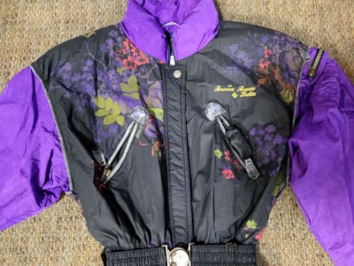 Extraordinary Luhta Vintage Art-Work Ski Suit. Size 6. Made In Finland.