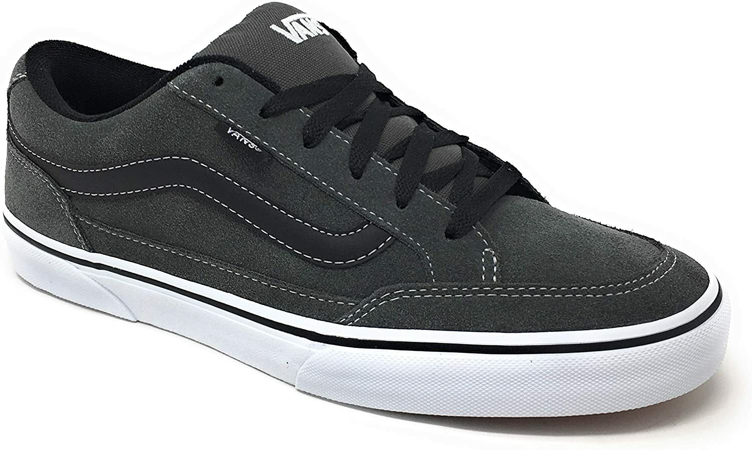 VANS BEARCAT CHARCOAL WHITE BLACK SKATE 
