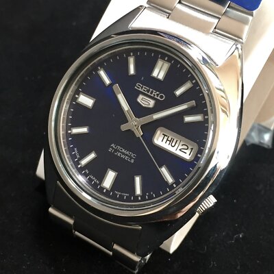 SEIKO 5 SNXS77 SNXS77J1 21 Jewels Automatic Japan Made 30m WR Box
