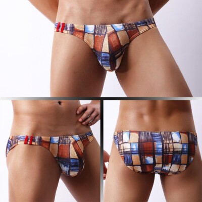 Unterwäsche Badebekleidung Herren Sexy Niedrige Taille Bikini Bulge Pouch