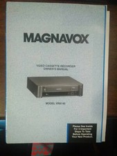 MAGNAVOX VIDEO CASSETTE MODEL VR9140 OWNER'S MANUAL - GOOD CONDITION 