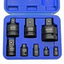 US PRO Tools 8pc Impact Adaptor Set, Reducer for Sockets, Wrench 3477