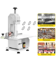 1500W Electric Meat Bone Saw Machine Commercial Frozen Meat Bandsaw Cutter