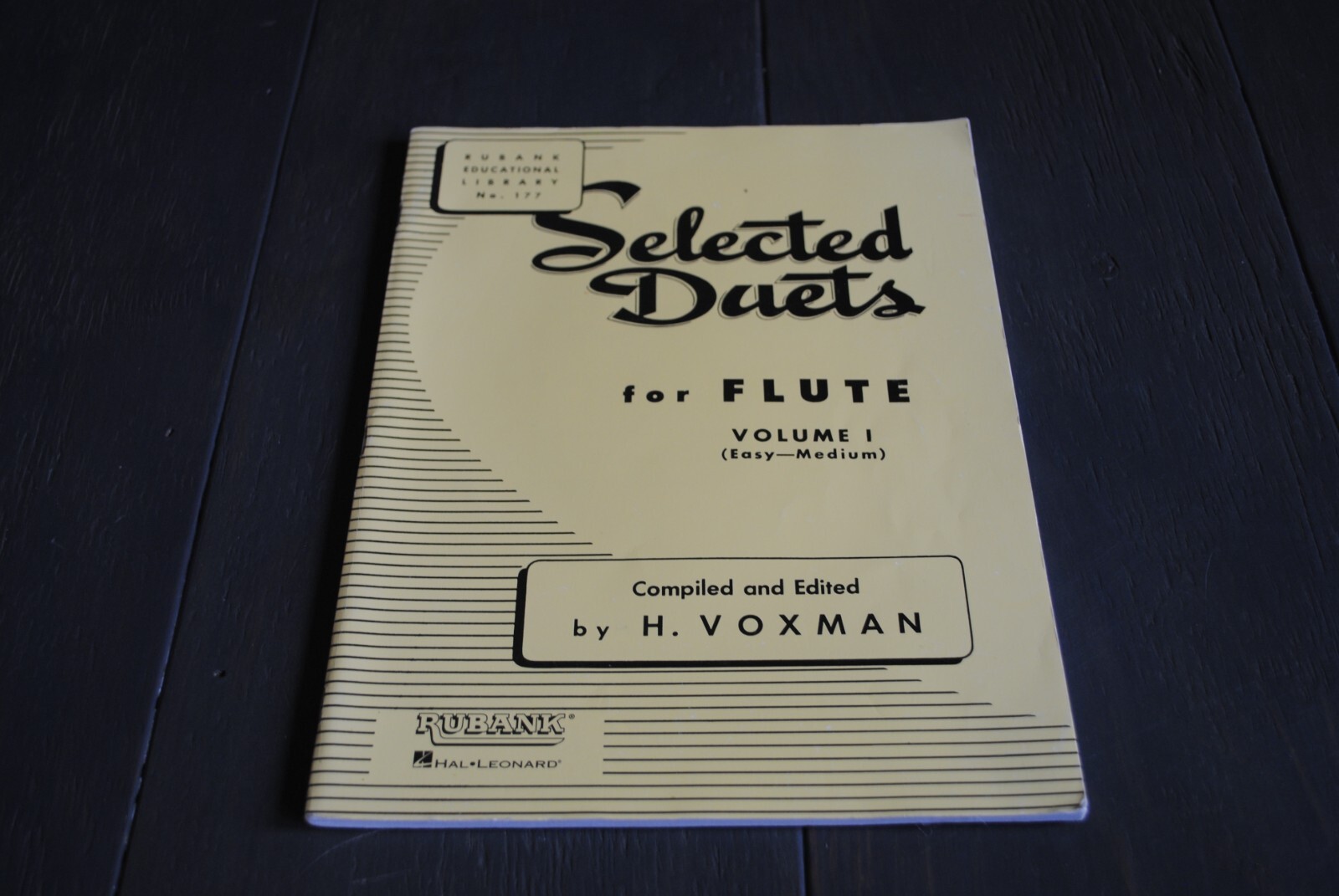 Rubank Selected Duets for Flute Vol 1 Easy to Medium Contest Sheet