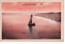 CPA 85 FROMENTINE (Vendée) La Plage carte Rare