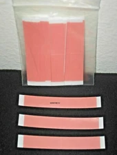 Walker Sensi -Tack Red Liner 1/2" X 3" Tape ( 72 Strips ) ~ Wigs & Toupee.