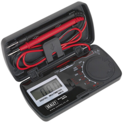 Kompaktes Taschenmultimeter - misst AC & DC-Spannung - grundlegende Schaltungsprüfung