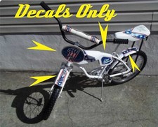 Evel Knievel Bicicleta AMF BMX Bicicleta Calcomanía Huffy Juego de Reproducción