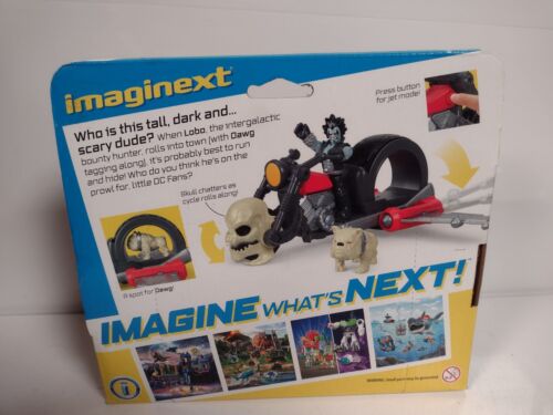 Figura de acción Imaginext DC Lobo y motocicleta - Imagen 3 de 3