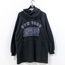 Team Rated New York Giants Sweatshirt Snap Jacket NFL Large VTG 80s 90s
