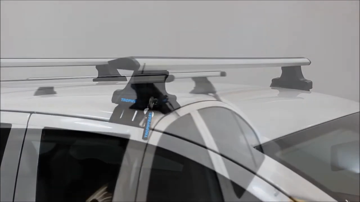 Roof Rack Rail Cross Bars Lockable For Nissan Cube 1998-2014 Aluminum Black