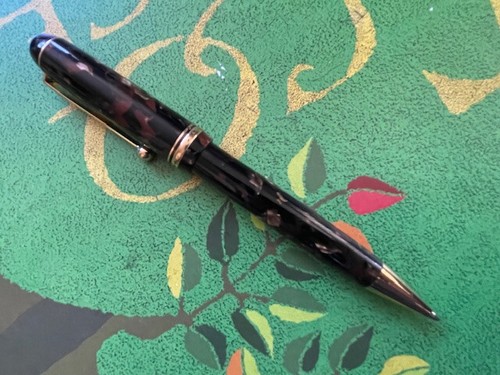 Namiki Impression Amber Marble Ballpoint Pen - Picture 2 of 7