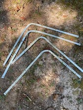 1 1973-1979 Ford Truck Supercab Only Headliner Metal Trim Chrome Pitted