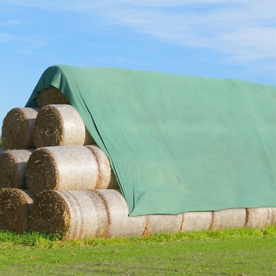 VOSS.farming Heuvlies 9,8 x 20m, Strohvlies, Strohballenschutz