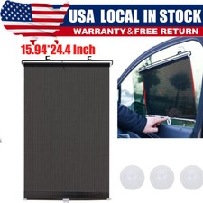 Retractable Car Auto Side Window Baby Sun Shade Shield Cover Roll Curtain Visor