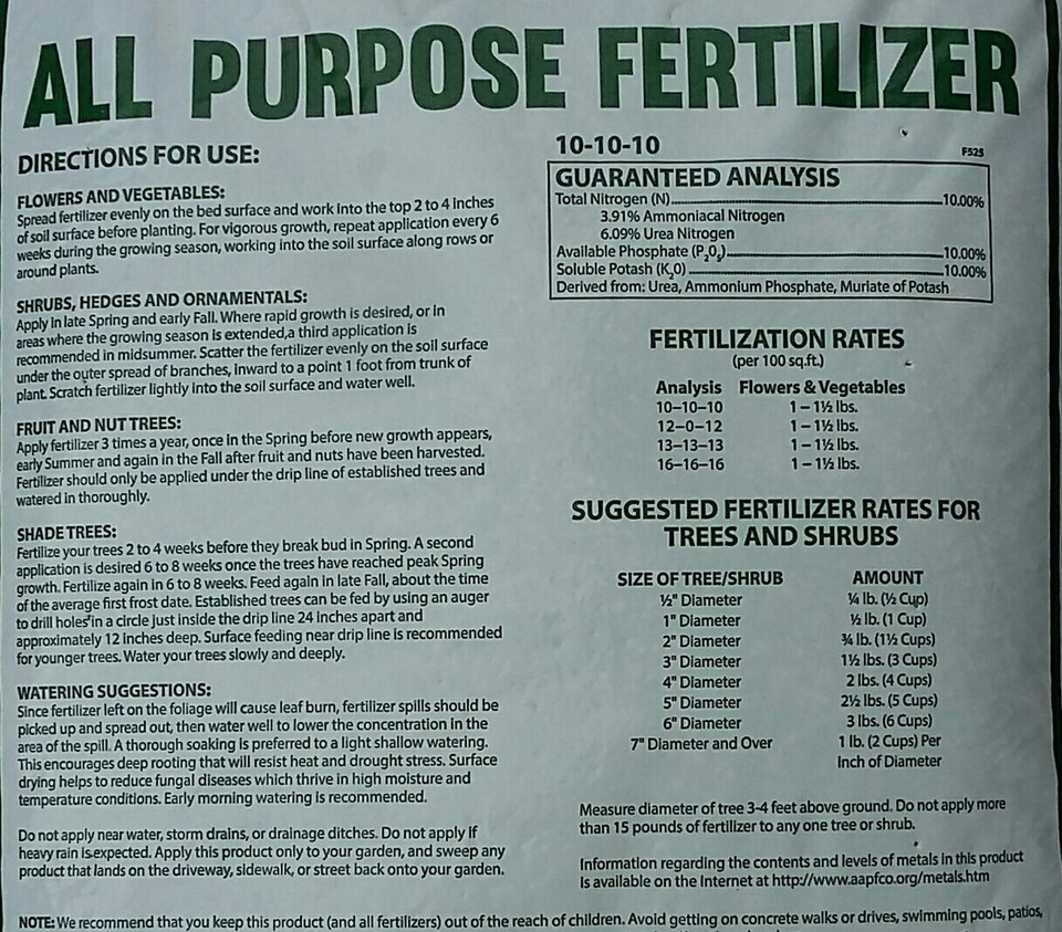 5 Lbs 17-17-17 All-Purpose Fertilizer — For Vegetable Gardens, Trees, Plants, Gradual Release, Made In USA
