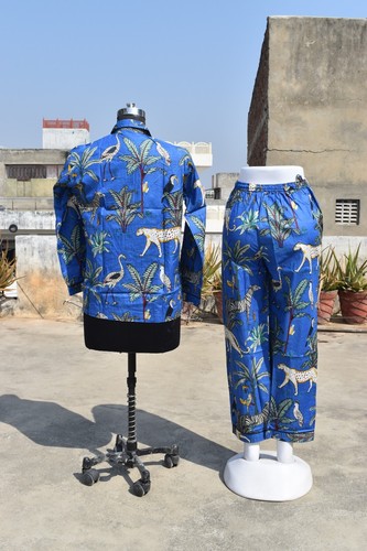 Relaxoutfit Bedruckter Nachtanzug Nachtwäsche Nachtanzug Sommer Nachtwäsche - Bild 3 von 3