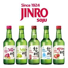 JINRO Chamisul Soju Drinks for Party Cocktail Bombs - Korean Best-Selling Spirit