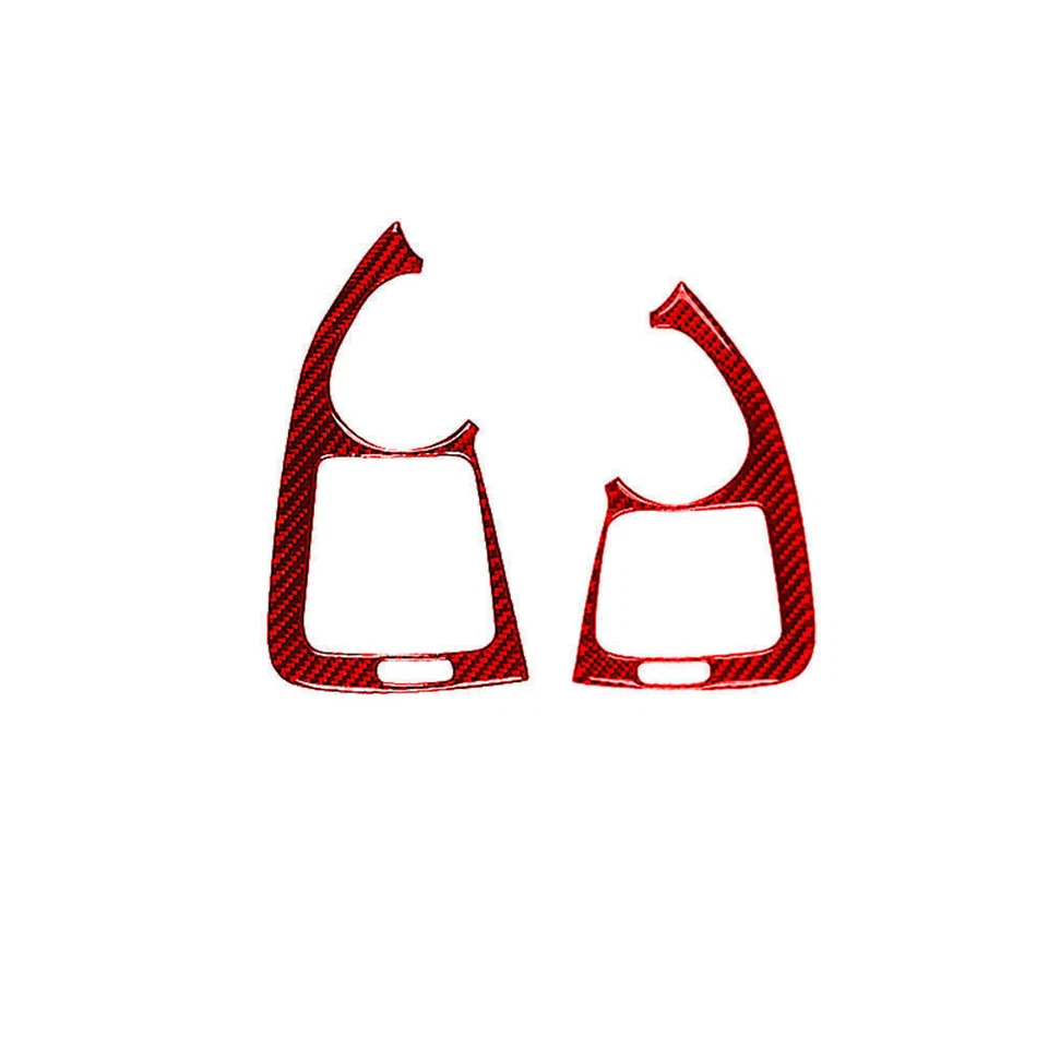 Cubierta de tablero de fibra de carbono roja tipo A para Mercedes-Benz W203 2005-2007 8* Foto 4 de 4