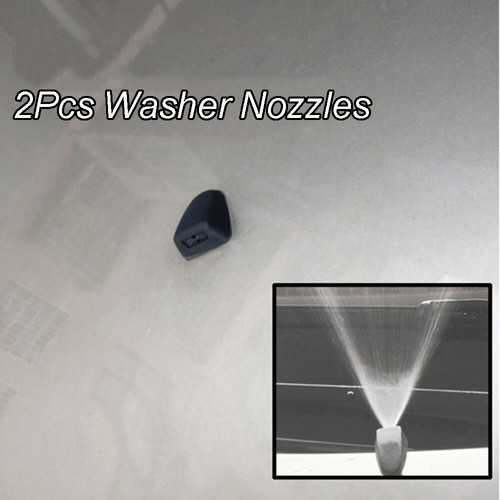 2Pcs Front Windshield Wiper Washer Hood Jet Sprayer Nozzle For Volvo S70 V70 - Picture 4 of 9