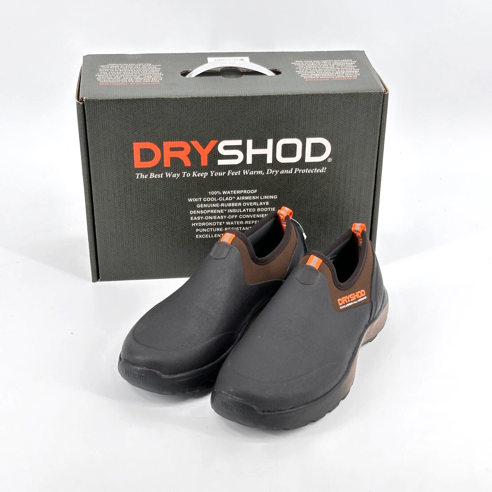 DRYSHOD | Evalusion | All Around Waterproof Shoe | Brown/Dark Brown | EVA-MS-BR
Opens in a new windo