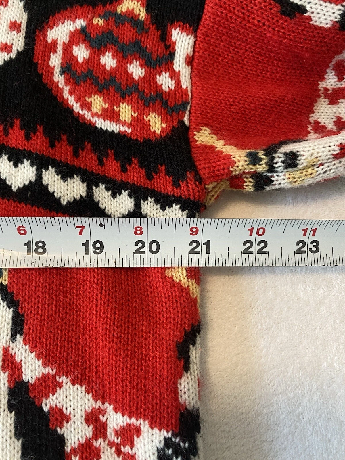 Men’s Ugly Christmas Sweater Reindeers Penguins Red Black White Festive Holiday