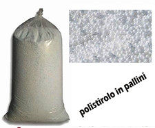POLISTIROLO IN PALLINI IMBALLAGGIO POUF PUFF PUF EDILIZIA 33 ESP 150  2,5 KG 