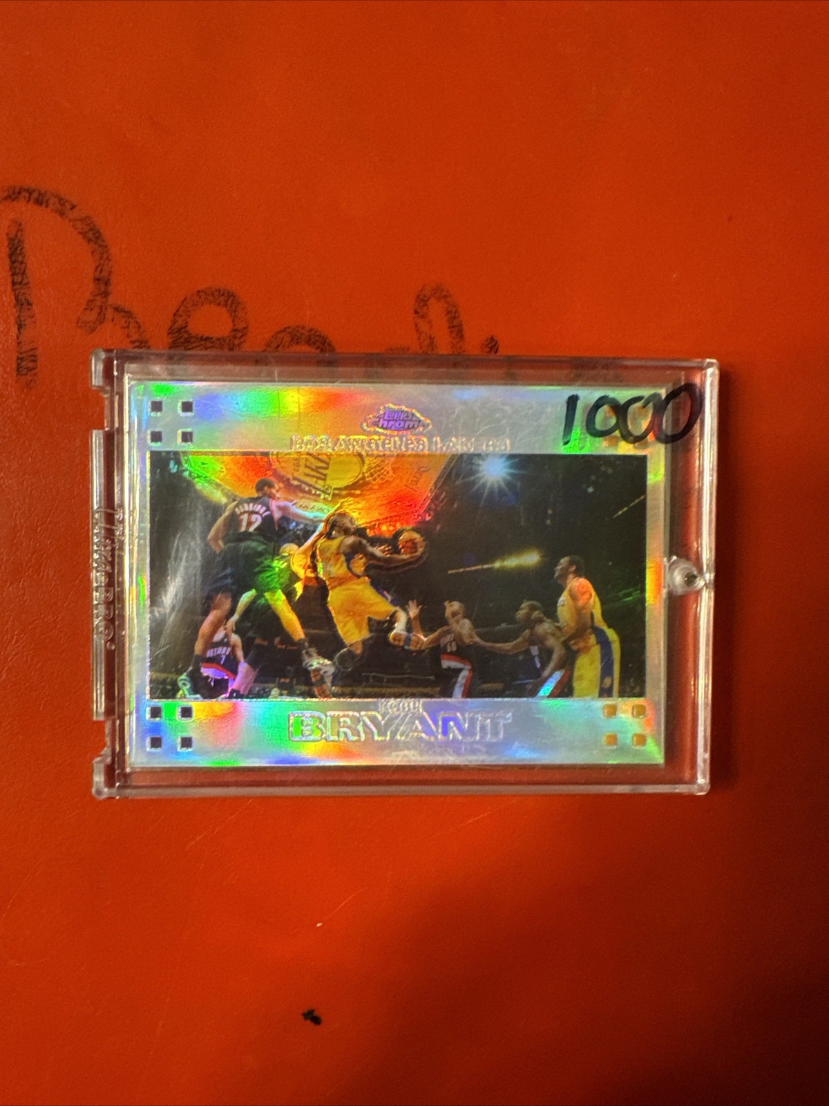 KOBE BRYANT 2007 TOPPS CHROME BASKETBALL #24 REFRACTOR /999 LAKERS POP 21