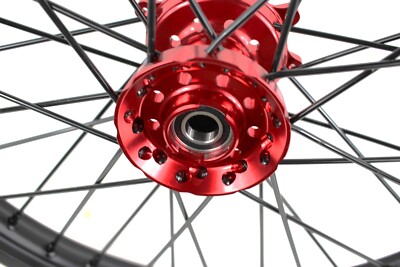 輪転機⭐️riso⭐️リソー⭐️新品⭐️未使用⭐️インク⭐️トナー⭐️赤色⭐️青色⭐️計4本 CNC WHEELS SET RED HUBS HONDA CRF250R 2014-2024 CRF450R 2013/2024